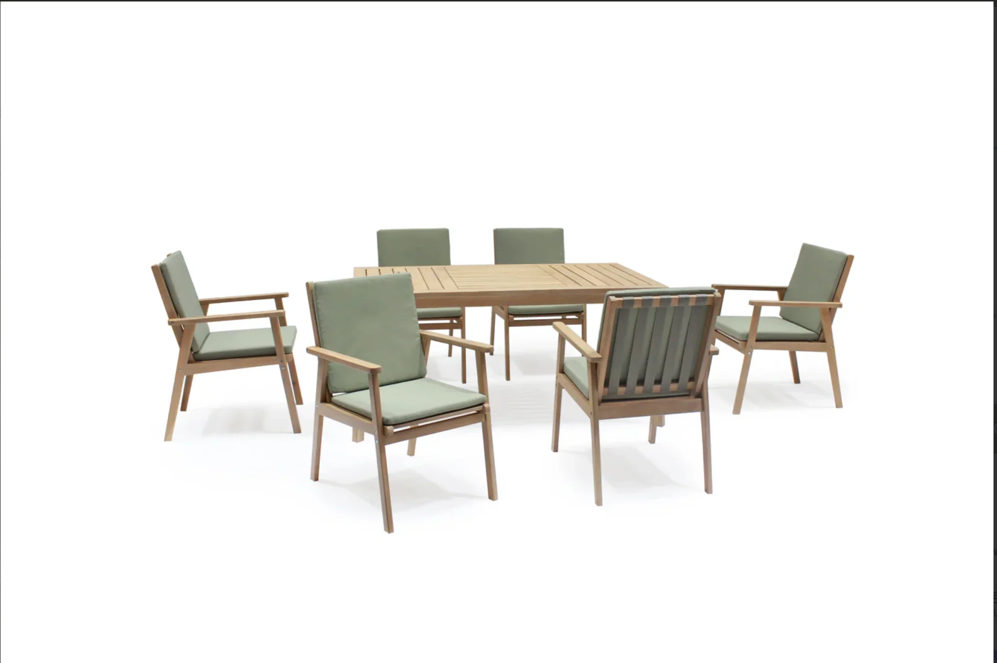 HAMPTON 6 Seat Dining Set - Image 5